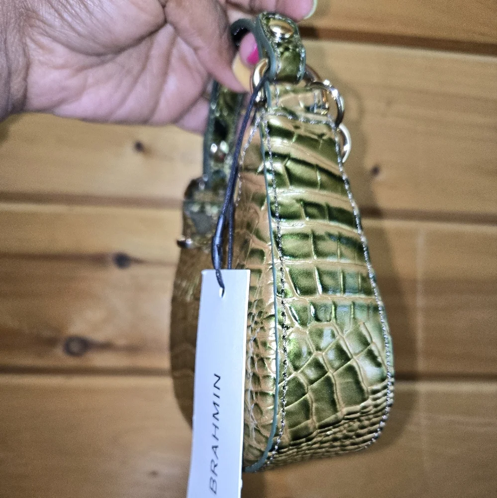 Brahmin Lollie Matcha Charm Handbag NWT